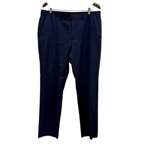 Ralph Lauren Mens Navy Dress Pants 36X39 Lightweight Office Casual Preppy